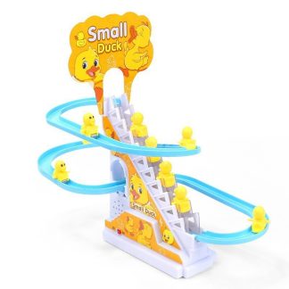 Children's Little Yellow Duck Climbing Stairs Puzzle