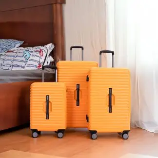 3 Piece Luggage Sets Orange