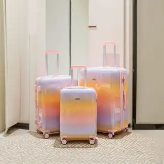 The Merax 3-Piece Gradient Luggage Set