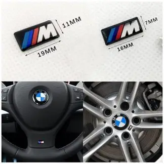 Suitable for BMW steering wheel decoration sticker emblem
